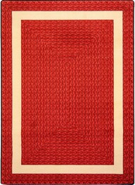 Joy Carpets Kid Essentials Sharing Circle Red